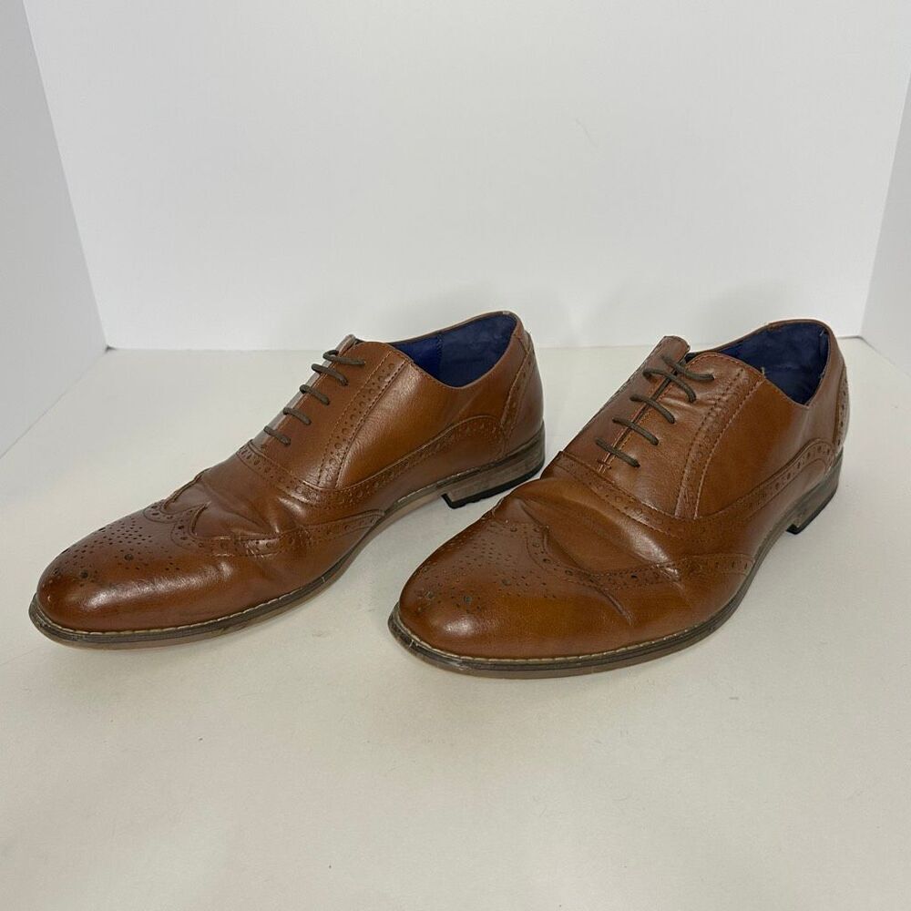 Curt & Larson Brown Wingtip Dress Shoe Uptown Style | Men Size 11